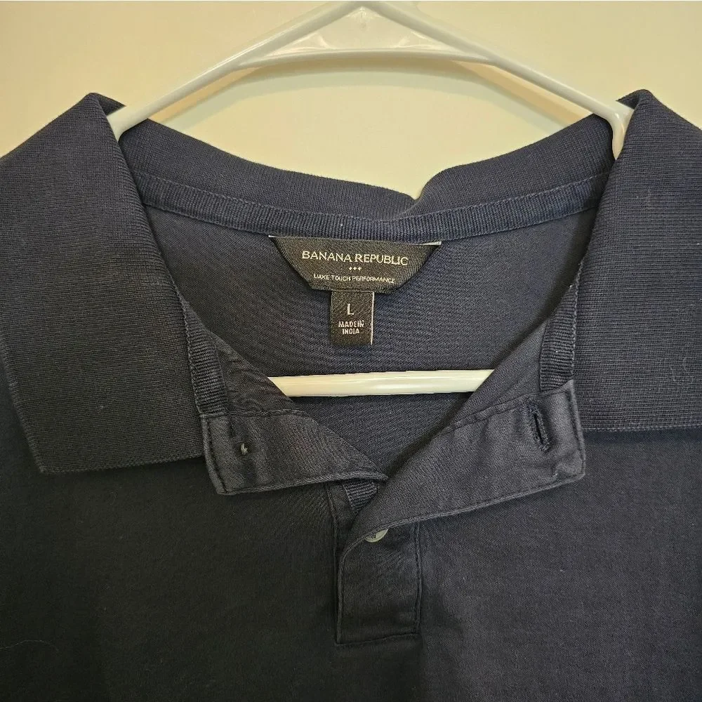 Banana Republic Mens Blue Polo